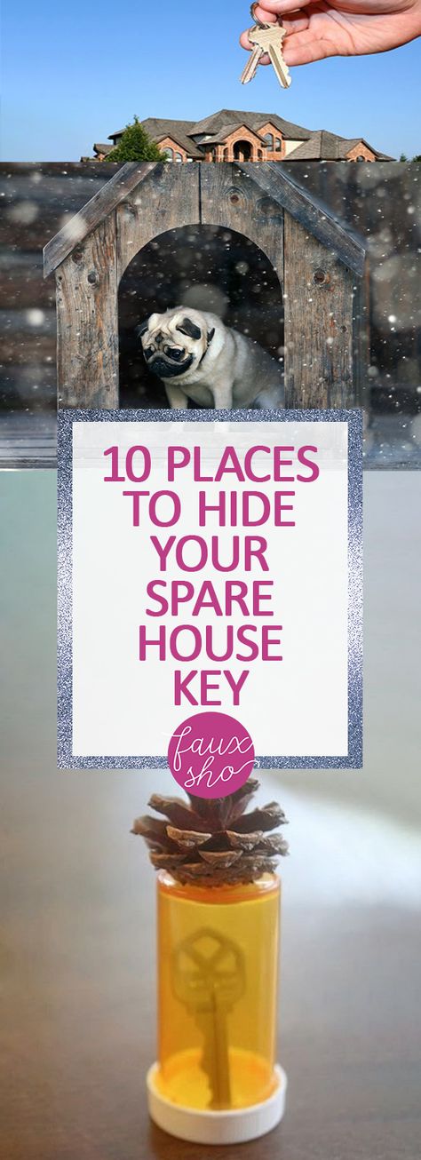 10 Places to Hide Your Spare House Key| Home Hacks, Home Hacks DIY, Home Hacks Organization #HomeHacks #HomeHacksDIY #HomeHacksOrganization Hide A Key Outside, Home Hacks Diy, Diy Home Hacks, Recycling Hacks, Hide A Key, Key Home, Key Diy, Life Hacks Organization, Key Ideas