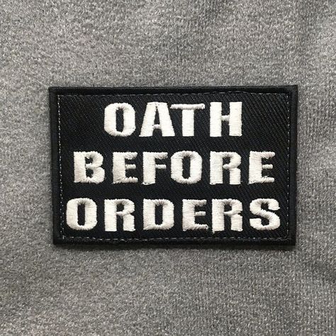 Tactical Outfitters Oath Before Orders Morale Patch - Etsy Crust Jacket, Duty Gear, Morale Patch, Diy Stuff, Hook And Loop, Design Ideas, Career, Electronic Accessories, Purses And Bags