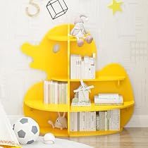 Duck Baby Nursery, Reading Shelves, Duck Bedroom, Duck Furniture, Kid Bookshelf, Shelf For Nursery, Yellow Playroom, Front Facing Bookshelf, Toddler Bookcase