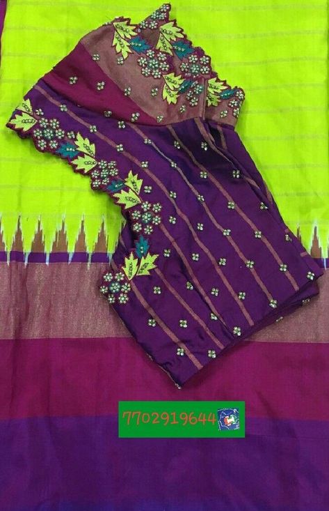 6034356869 Blouse Designs For Lehenga, Work Blouse Hand Designs, Cotton Blouse Design, Traditional Blouse Designs, Cutwork Blouse Designs, New Blouse Designs, Blouse Designs Indian, Aari Work Blouse, Ladies Blouse Designs