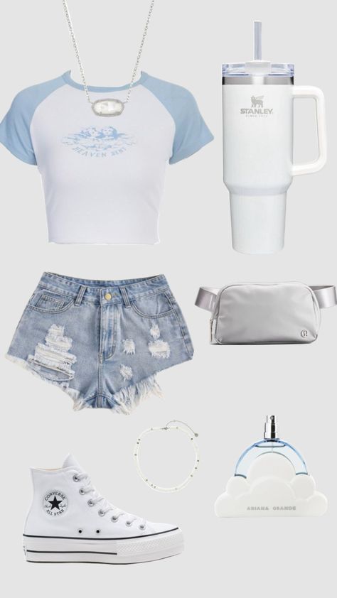 Cute Easy Outfits For School, Preppy Summer Outfits, Summer Outfits For Teens, Outfit Inspo Summer, Casual Preppy Outfits, Outfit Inspo Casual, Trendy Outfits For Teens, Cute Lazy Day Outfits, Cute Preppy Outfits