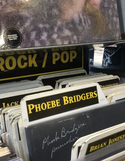 Phoebe Bridgers Vinyl, Phoebe Bridgers Aesthetic, Dream Feed, Vinyl Aesthetic, Album Vinyl, Phoebe Bridgers, Save My Life, Record Store, Music Stuff