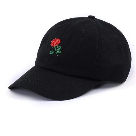 Amazon.com: Rose Embroidered Dad Hat Adjustable Women Men Cotton Floral Baseball Cap (Black): Gateway Very Short Dress, Formal Parties, Formal Party Dress, Rockabilly Dress, Hat Women, Cap Dress, Birthday Party Dress, Embroidered Hats, Cosplay Dress