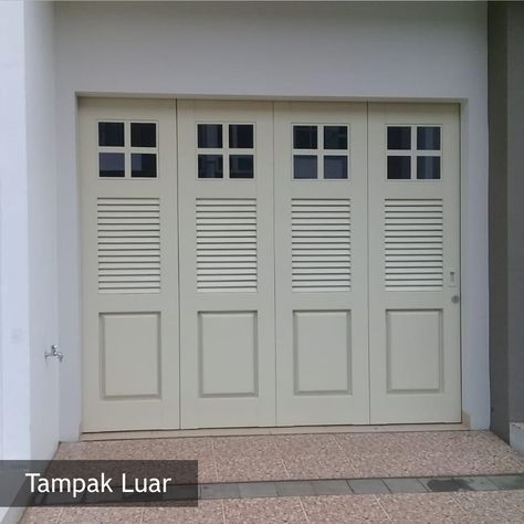 Rolling Door, Door Design Interior, Kids Wardrobe, Finishing Powder, Iron Gates, Apa Aja, House Room, Exterior House Colors, Garage Door