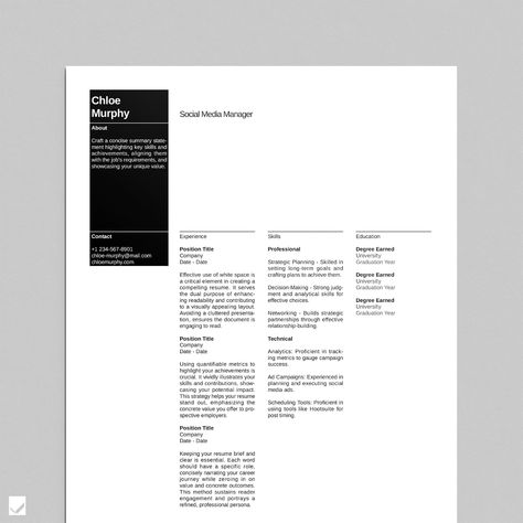 STANDARD VERSION - HireGradeResumes Elevate your professional image with our Swiss-inspired, elegant templates. Designed with influences from the Swiss Design Movement and International Typographic Style, they offer a perfect blend of modern minimalism and professional sophistication, ideal for creating outstanding resumes. Our templates cater to all career levels, from budding professionals to seasoned executives, adapting seamlessly to your unique professional journey. They are user-friendly a Portfolio Aesthetic, Simple Resume Examples, Resume Minimalist, International Typographic Style, Designer Resume, Minimalist Resume Template, Design Resume, Resume Layout, Minimalist Resume