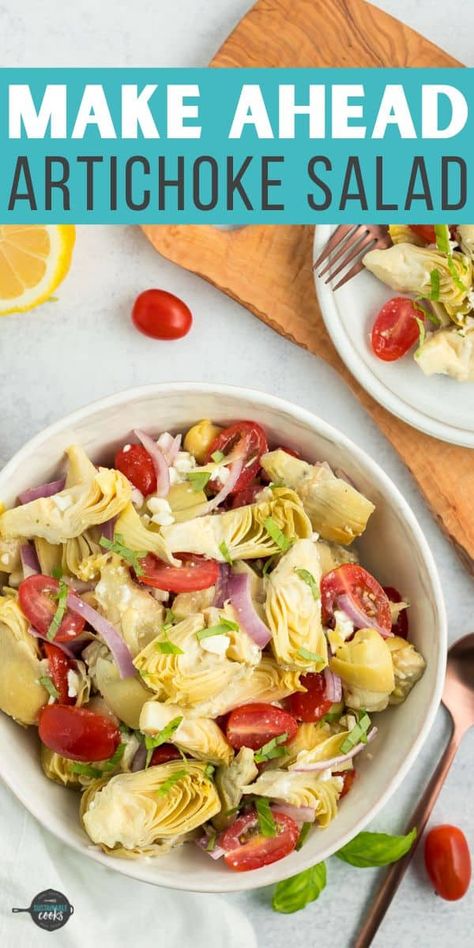 Chicken And Artichoke Salad, Canned Artichoke Recipes Healthy, Cold Artichoke Salad, Artichoke Heart Salad, Artichoke Salad Recipes Simple, Tomato Artichoke Salad, Canned Artichoke Heart Recipes, Recipes With Marinated Artichoke Hearts, Side Dish With Artichoke Hearts