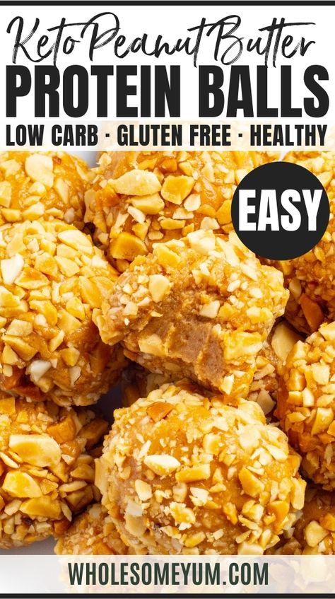 Keto Peanut Butter Protein Balls High Protein Balls Healthy Low Carb, Easy Keto Protein Balls, Keto Protein Snacks Easy, Oatmeal Keto Balls, Keto Protein Balls Energy Bites, Low Carb Peanut Butter Protein Balls, Keto Energy Balls No Bake, Keri Protein Balls, Protein Balls Keto Low Carb