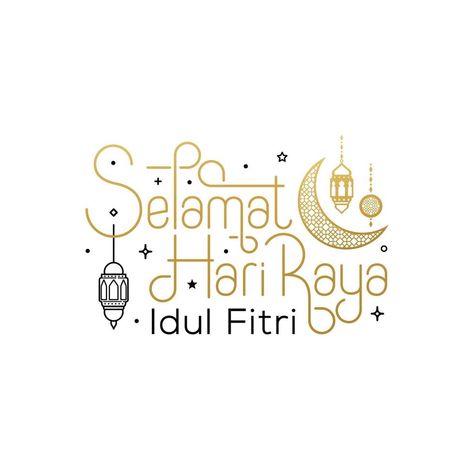 Selamat hari raya idul fitri means happy eid al fitr vector illustration Hang Tag Idul Fitri Design, Eid Fitri Design, Kartu Ucapan Lebaran Idul Fitri Design, Greeting Card Idul Fitri, Stiker Idul Fitri, Idul Fitri Card, Happy Idul Fitri, Hari Raya Card, Eid Al Fitr Design