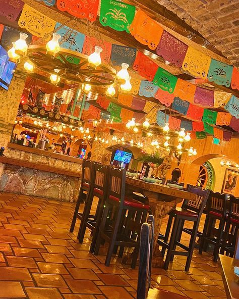 Mexican Restaurant Patio, Mexico Restaurant Interiors, Spanish Restaurant Aesthetic, Tex Mex Restaurant, Small Mexican Restaurant Design, Fancy Mexican Restaurant, Latino Restaurant, Cool Mexican Restaurant Decor, Authentic Mexican Restaurant Design