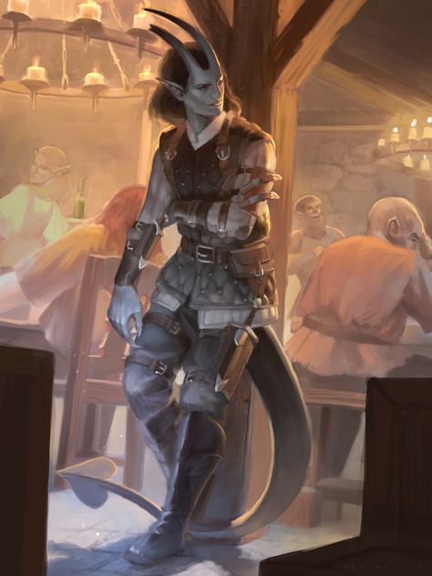 Dnd Arcane Trickster, Trickster Character Design, Tiefling Rogue Male, Tiefling Costume, Tiefling Rouge, Arcane Trickster Rogue, D D Rogue, Tiefling Rogue, Rogue Character