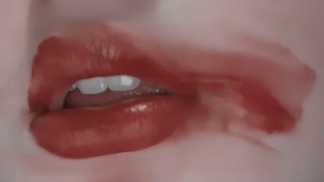 Messy Lipstick Aesthetic, Smeared Lipstick Aesthetic, Messy Red Lipstick, Smudged Lipstick Aesthetic, Bite Mark Aesthetic, Lipstick Smear, Smudged Lipstick, Smeared Lipstick, Awful People