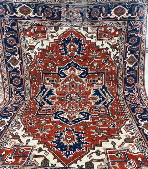 5x8/6x9/8x10/9x12/10x14, sizes And Color Available in Various Parsian Rug   Persian Rugs Red cream Blue Serapi Heriz Rug Classic Hand Knotted high quality rugs living room bedroom home decor large area rug 9x12 10x14 Our Parsian rugs are luxurious, handmade wool rugs that bring elegance and charm to any room in your home. With their intricate floral designs, muted colors, and traditional origin, these rugs are sure to impress. they are perfect for any interior design. It is a very beautiful Handmade minimalist Parsian rug. This Rug is unique colors and latest design. The Parsian style is a traditional parsian rug that has been adapted by many studios and designers over the centuries. The motifs are often seen in antique Parsian rug, but the color palette is a bit more modern in style. It f