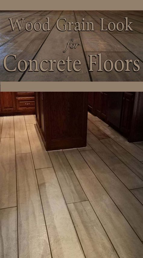 Wood Grain Concrete Floors and Driveways. Can You Believe It’s NOT Wood? Do-It-Yourself Using DCI Concrete Overlay, Liquid Colored Antique Concrete Stain and Pigment to Simulate a Wood Grain Concrete Finish. Wood Grain Concrete, Concrete Patio Makeover, Painted Concrete Floors, Concrete Overlay, Concrete Finishes, Concrete Stained Floors, Painting Concrete Porch, Porch Flooring, Painted Concrete Porch