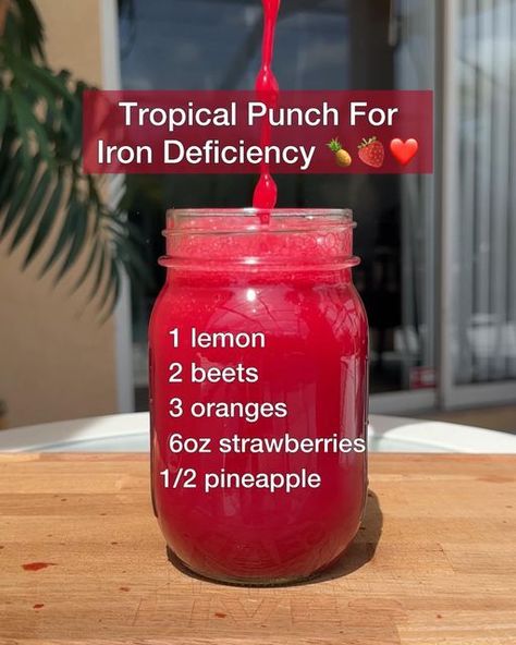 Juicing For Health Healing Juices, Veggie Smoothies, Tropical Punch, Iron Deficiency, Juicing For Health, Heart Surgery, After Surgery, Live Love, Beets