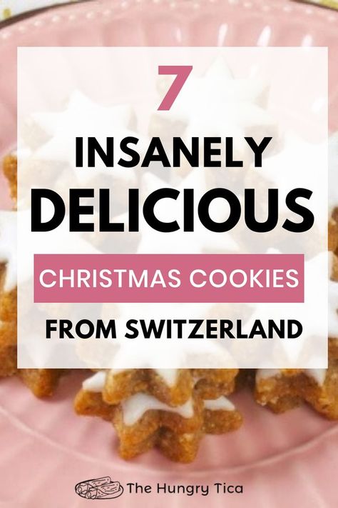 How to make popular Swiss xmas cookies. German Recipes Traditional, Christmas In Switzerland, Holiday Christmas Cookies, Swiss Christmas, Switzerland Christmas, Easy German Recipes, Making Sweets, Ukrainian Food, Delicious Christmas Cookies