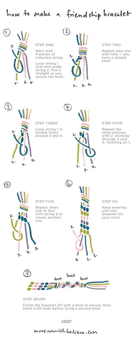 Simple Friendship Bracelet Patterns Step By Step, Embroidery Friendship, Friendship Bracelet Instructions, Bracelets Friendship, Diy Bracelets Tutorials, Embroidery Bracelets, Friendship Bracelets Tutorial, Diy Bracelets Easy, Bracelets Diy