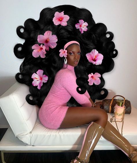 Coochie Seasoning🐝🔥 on Twitter: "i’m gonna wash that man right outta my hair💇🏾‍♀️💆🏾‍♀️🌸 model: anuoloyede… " Drag Make-up, Hair Reference, Pose Reference Photo, Hair Art, Aesthetic Hair, Black Is Beautiful, Hair Designs, Unique Fashion, Just In Case