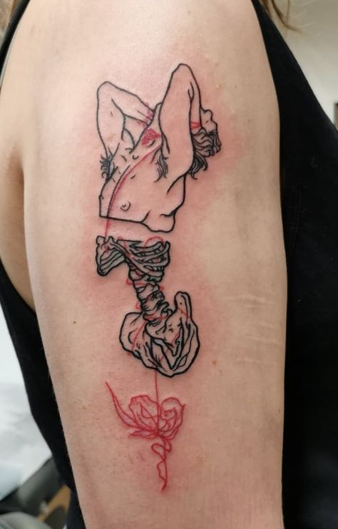 Greek God Tattoo, Ace Tattoo, Mama Tried, Funky Tattoos, Tattoo Themes, Greek Mythology Tattoos, Skeleton Tattoos, Simple Tattoo Designs, Mythology Tattoos