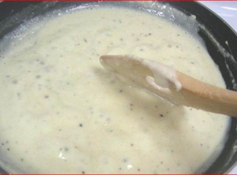 My Mom's White Sauce #sauce #justapinchrecipes White Sauce With Chicken, Chicken White Sauce, White Cream Sauce, Making White Sauce, Homemade Macaroni And Cheese, Chicken And Noodles, Canned Potatoes, White Sauce Recipes, Wire Whisk