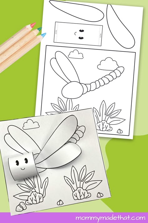 3D Bug Coloring Pages (Free Printables) Bug Activities, Insect Coloring Pages, Bug Coloring Pages, Insect Crafts, Diy Summer Crafts, Kindergarden Activities, Bug Crafts, Classroom Art Projects, Summer Coloring Pages