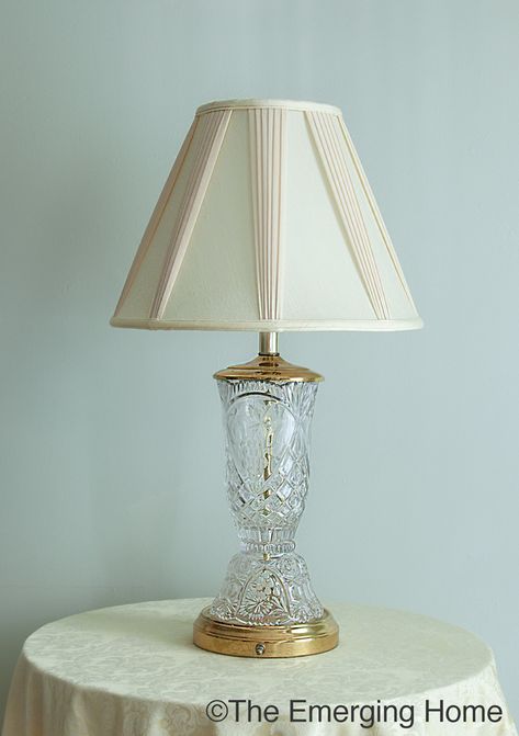 Vintage Lamps Table Lamps, Antique Crystal Lamps, English Cottage Lamps, Grand Millennial Lamp, Vintage Glass Table Lamp, Antique Glass Lamp, Vintage Crystal Lamp, Crystal Lamp Shade, Crystal Lamp Makeover