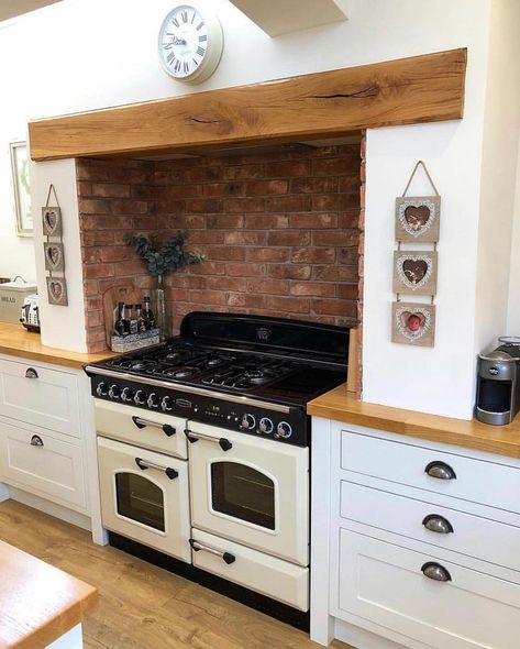 Greenbank Interiors ✨ Kirsty on Instagram: “I always get lots of questions about my @rangemasteruk dual fuel range cooker. I’d always only ever had one oven before so cooking roasts…” Kitchen Aga, Range Cooker Kitchen, Kitchen Mantle, Wellie Boots, My Dream Kitchen, Kitchen Refurbishment, Kitchen Cooker, Rustic Country Kitchens, Kitchen Dinner