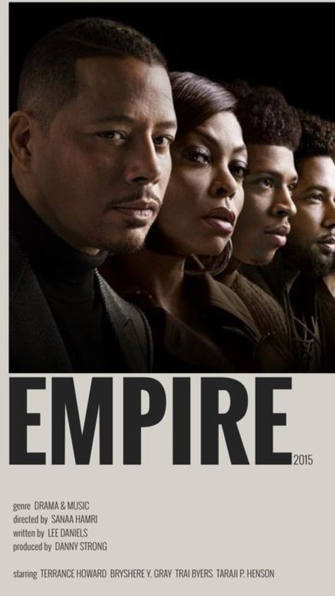 TV series I am. Empire Tv Show Aesthetic, Empire Tv Show, Empire Show, Empire Aesthetic, Tv Show Posters, Black Love Movies, Power Tv Show, Empire Movie, Movie Character Posters