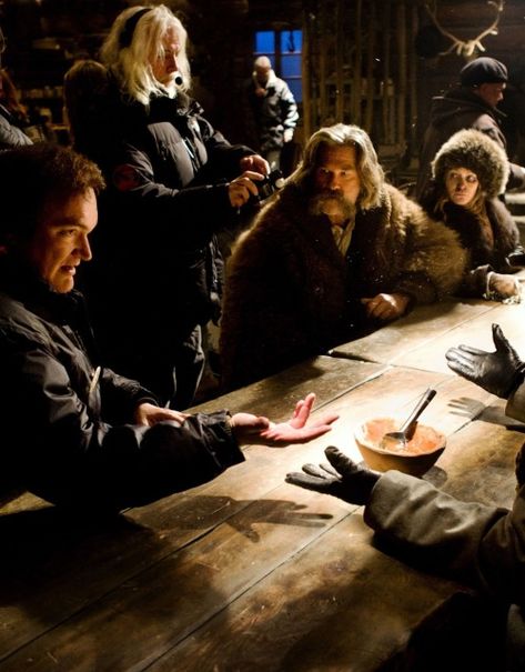 Quentin Tarantino, Kurt Russell & Jennifer Jason Leigh on the set of The Hateful Eight Hateful Eight, Jennifer Jason Leigh, Eye Reference, The Hateful Eight, Quentin Tarantino Movies, Kurt Russell, See Movie, Fav Movies, Lights Camera Action