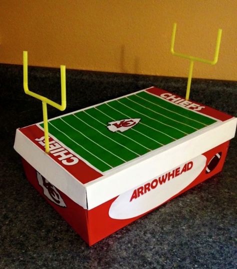 4 Wheeler Valentines Boxes, Kc Chiefs Valentine Box Ideas, Valentine’s Day Boxes For Boys Football, Kansas City Valentines Boxes, Football Valentines Boxes Boys, Football Themed Valentines Boxes, Easy Diy Valentine Boxes For School Boys, Kc Chiefs Valentines Boxes, Super Bowl Valentines Boxes