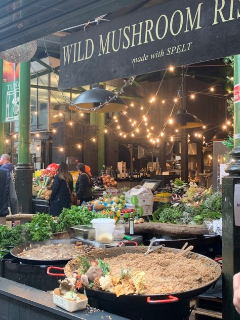 Borough Market London Aesthetic, Borough Market London, London Aesthetic, Borough Market, Wild Mushrooms, London Life, London, Marketing, Lifestyle