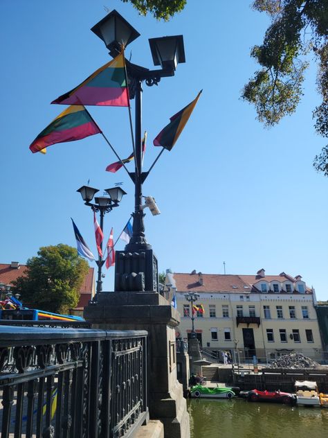 Old town klaipeda Lithuania Aesthetic Klaipeda, Lithuania Aesthetic, Klaipeda Lithuania, European Streets, Uni Aesthetic, Phone Case Diy Paint, Northern Europe, Travel Board, Baltic Sea