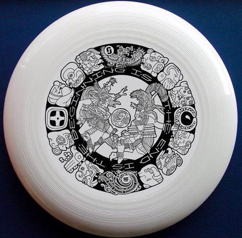 Mayan Design - Regulation Ultimate Frisbee Discs (Discraft 175g) Limited Run (50 Total) - Now With Free Shipping Frisbee Design, Disc Design, Frisbee Disc, Ultimate Frisbee, Running Workouts, Google Search, Unique Jewelry, 10 Things, Clothes