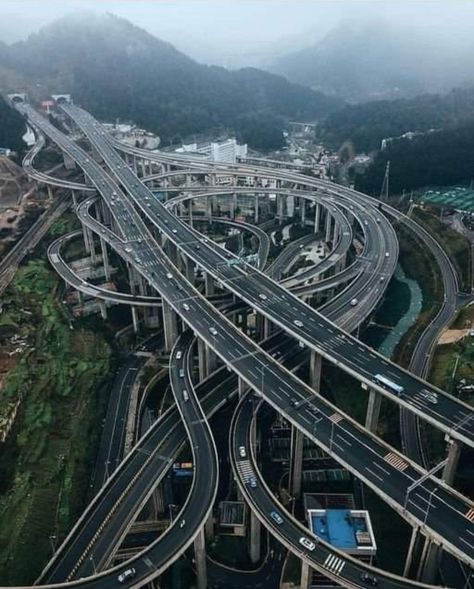 Guizhou China, Bridges Architecture, China Photo, Guiyang, Chongqing, Civil Engineering, City Skyline, Amazing Architecture, Most Beautiful Places