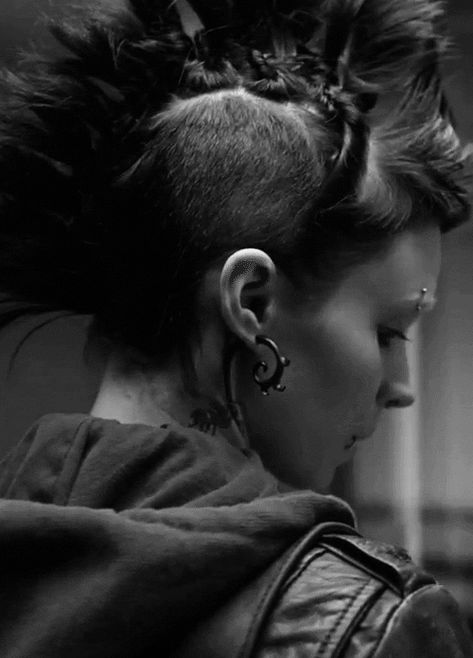 POGOO Dragon Tattoo Rooney Mara, Girl With The Dragon Tattoo, Lisbeth Salander, Punk Chic, Stieg Larsson, Noomi Rapace, The Girl With The Dragon Tattoo, Rooney Mara, Alt Girls