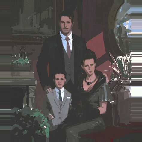 Bruce Wayne And Alfred, Thomas And Martha Wayne, Martha Wayne, Manor Aesthetic, Fancy Painting, Tom King, Kevin Conroy, Wayne Manor, Thomas Wayne