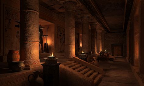 Fantasy Indian, Egyptian Interior, Egypt Tomb, Ancient Egypt Aesthetic, Egypt Games, Cyberpunk Street, Egyptian Tomb, Egypt Hieroglyphics, Ancient Egyptian Tombs