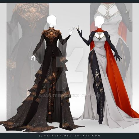 Outfit Auction, Adoptable Outfit, Dress Design Drawing, Clothing Design Sketches, Sebastian Michaelis, Fantasy Dresses, Drawing Anime Clothes, Dress Design Sketches, Dress Sketches