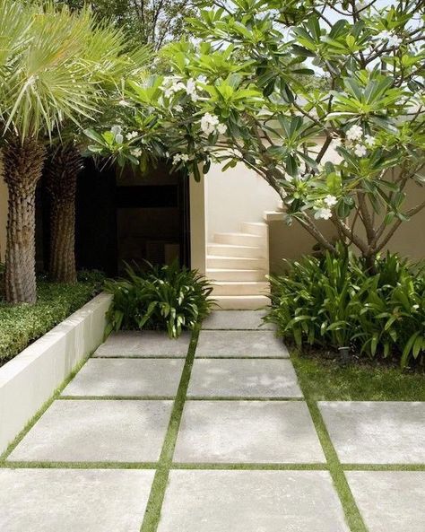 Side Yard Landscaping, Courtyard Design, Outdoor Steps, Modern Landscape Design, Backyard Garden Design, Garden Pathway, Modern Landscaping, Small Backyard Landscaping, Backyard Landscaping Designs