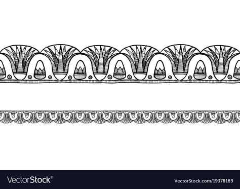 Egyptian Border Design, Pharonic Pattern, Egyptian Pattern Design, Arch Concept, Deities Art, Egyptian Decorations, Egyptian Ornamented, Egyptian Artwork, Murmuration Art