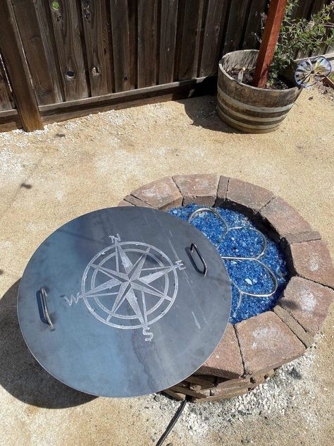 This Fire Pits item by BonfireByDesign has 684 favorites from Etsy shoppers. Ships from Montague, MI. Listed on Sep 17, 2024 Outdoor Fire Pit Cover Ideas, Fire Pit Cover Ideas, Retention Wall, Fire Pit Table Cover, Fire Pit Table Top, Fire Pit Outdoor, Backyard Grill, Grill Ideas, Table Top Covers