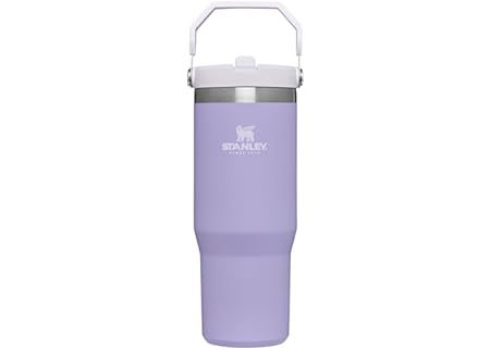 STAY HYDRATED FOR THE WHOLE DAY: This large tumbler with lid and straw can hold 30 oz of thirst-quenching beverage to power you through your longest days; Perfect for drinking water, smoothies, or iced coffee; Just fill it up and get on with your day Stanley Mug, Stanley Iceflow, Gallon Water Bottle, Vacuum Insulated Water Bottle, Reusable Cup, Mini Fridge, Cup With Straw, Reusable Straw, Stanley Cup