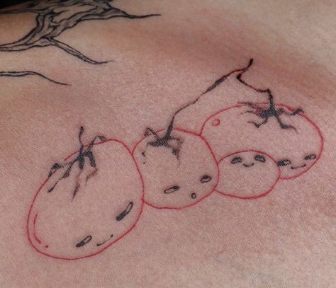 Ouch Tattoo, Patchwork Tattoo Ideas Female, Apothecary Tattoos, Trash Style Tattoo, Cute Tattoos Mushroom, Tailbone Tattoo, Cute Aesthetic Tattoos, Small Tattoo Cover Up, Scribble Tattoo