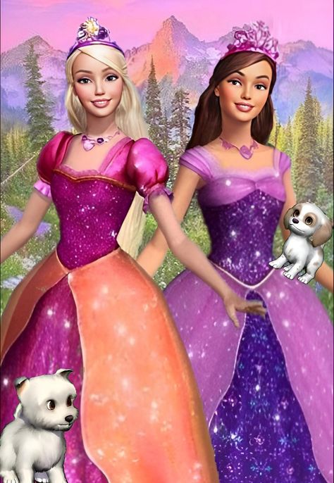 Alexa y Teresa con sus perritos como Anneliese y Erika con sus gatos Hairstyle Cartoon, Disney Barbie, Barbie Fairy, Barbie Hairstyle, Barbie Drawing, Princess Halloween Costume, Cartoon Disney, Barbie Cartoon, Barbie Images