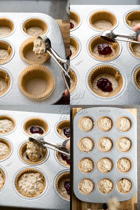 Quick breakfast bites are a must during the week, and these oat cups are the perfect thing! Stuffed with strawberry preserves they're a delicious and low-budget snack. Stuffed Oat Bites, Bobos Oat Bites Recipe, Diy Bobos Oat Bites, Bobo’s Oat Bites Copycat, Homemade Bobos Oat Bites, Copycat Bobo's Oat Bites, Bobos Oat Bites Copycat, Pantry Restock, Oat Bites