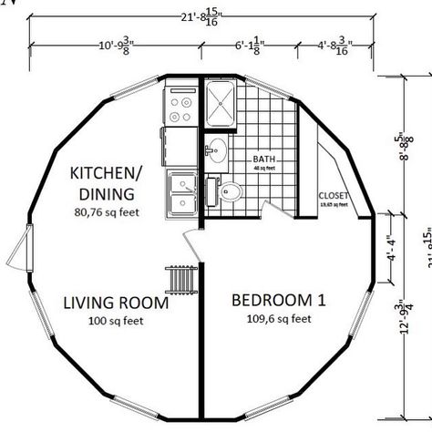 Freedom Yurt Cabin floor plan Yurt Cabin, Yurt Kits, Yurts For Sale, Cabin Kits For Sale, Small Prefab Homes, Round House Plans, Yurt Home, Yurt Living, Silo House