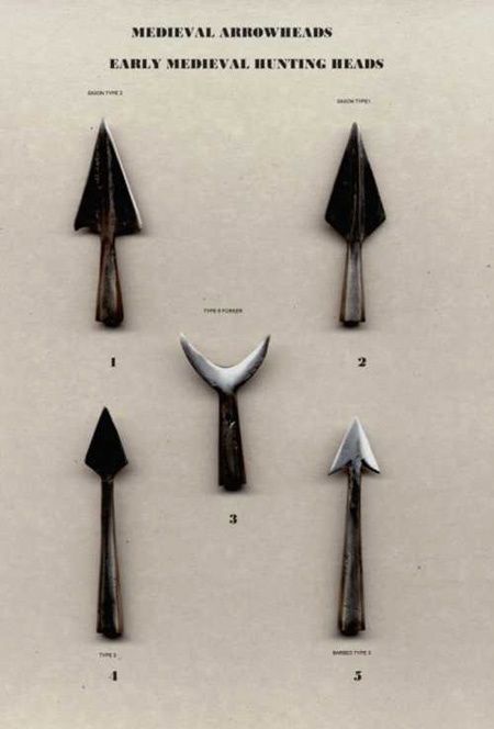 Medieval arrowheads Medieval Arrowheads, English Longbow, Medieval Archery, Medieval Warfare, Blacksmithing Ideas, Arrow Heads, Story Props, Crossbow Hunting, Archery Bows