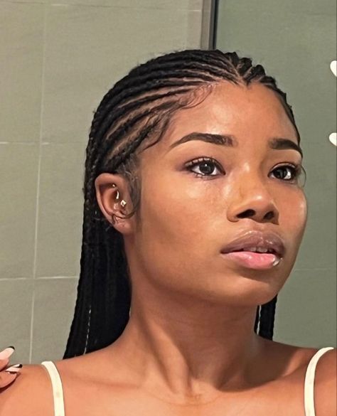 Box Braids Hairstyles For Black Women, Cute Braided Hairstyles, Braids Hairstyles Pictures, Braided Cornrow Hairstyles, Cute Box Braids Hairstyles, Protective Hairstyles Braids, Hair Twist Styles, Pretty Braided Hairstyles, Girls Hairstyles Braids