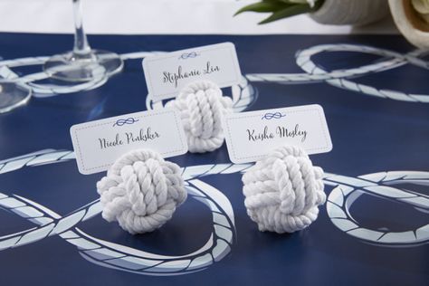 Kate Aspen nautical wedding collection + GIVEAWAY!  http://www.stylemepretty.com/2014/06/24/kate-aspen-wedding-collection-a-giveaway/ Nautical Wedding Favors, Nautical Bridal Showers, Place Card Holders Wedding, Nautical Themed Party, Nautical Wedding Theme, Tafel Decor, Place Card Holder, Wedding Card Holder, Nautical Party