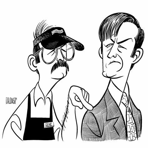 Drawn in Al Hirschfeld style Breaking Bad Saul, Jimmy Mcgill, Anime Crafts Diy, Better Call Saul Breaking Bad, Invader Zim Characters, Saul Goodman, Master Board, Bad Art, Comic Style Art