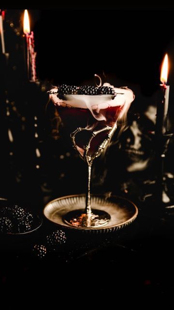 Ashley McCrary on Instagram: "Full recipe👇🏼Follow @healthylittlepeach for more yummy recipes. Get in the spooky Halloween spirit with this creepy Vampire Blood Martini. 🧛‍♀️Vampire Blood Martini 🍸 2 oz vodka 2 oz pomegranate juice 1/2 oz triple sec 1 oz orange juice Blackberries plus more for garnish ✨If you don’t want it super strong add 1.5 Oz orange juice and remove triple sec Muddle the blackberries in a cocktail shaker and add the rest of the ingredients. Shake vigorously for 30-40 seconds. Double strain in a glass. Enjoy! #spookyseason #spooky #spookyszn #cocktails #halloweencocktails #halloweentreats #halloweenrecipes #halloweenfood #halloweenparty #cocktails #fallcocktails #martini #vodka #vodkadrinks #drinks #happyhour #cocktailsofinstagram" Vampire Drink, Pumpkin Pie Pudding, Creepy Vampire, Pumpkin Cravings, Keto Pumpkin Pie, Dessert Alternatives, Vampire Blood, Pumpkin Spice Candle, Halloween Bottles